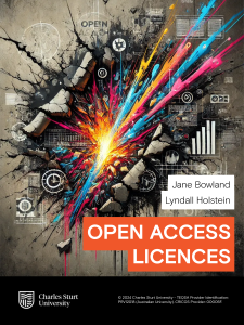 Open Access Licences book cover